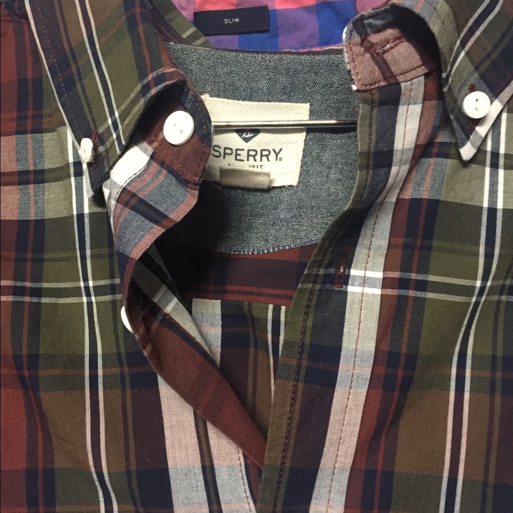 Sperry casual button up large